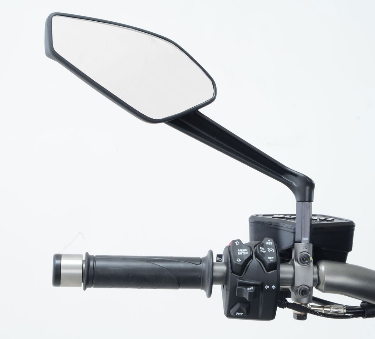 Risers Specchietti Ducati Diavel Diavel Strada X Diavel S Diavel 1260 S Monster 1200 S Monster 797 821 Streetfi 10437 Rg MR0002BK - ENDURRAD