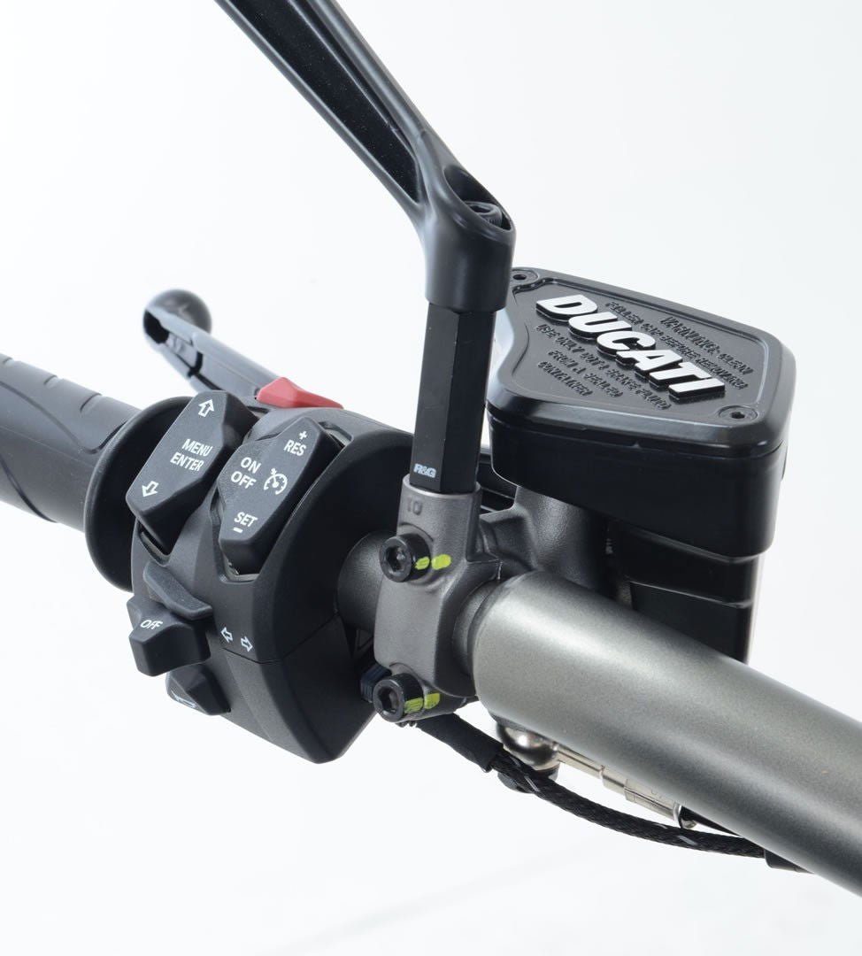 Risers specchietti Ducati Diavel - Diavel strada - X - Diavel (S) - Diavel 1260(S) - Monster 1200 (S) - Monster 797/821 - Streetfi - ENDURRAD