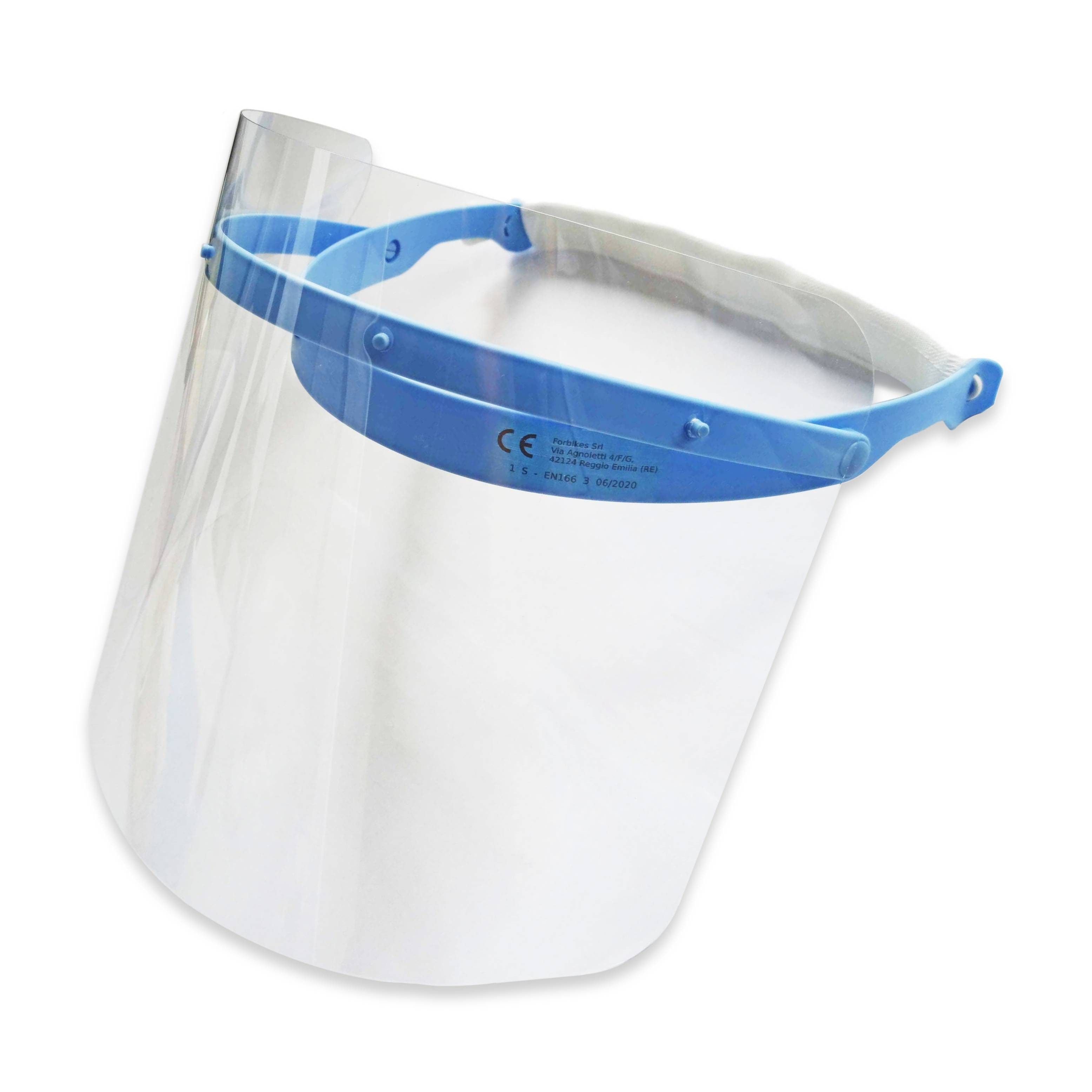 Schermo protettivo facciale in policarbonato B-TYPE, certificato CE