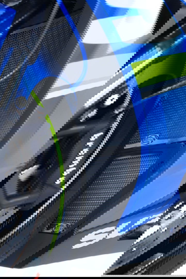 Set Retina Protezione Radiatore E Radiatore Olio Suzuki GSXR1000 17 18200 Rg RAD9019 - Endurrad