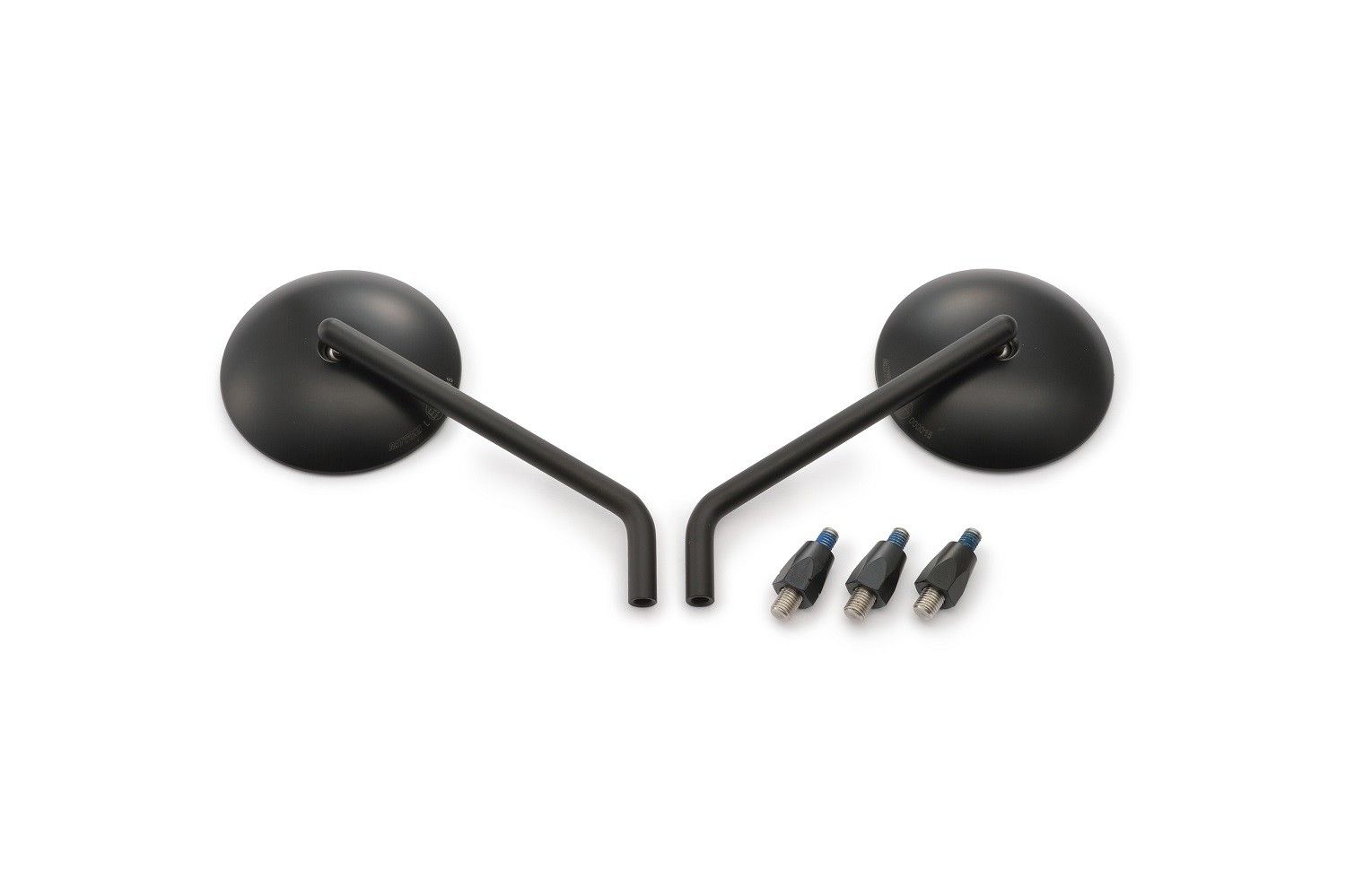 Coppia specchietti retrovisori in ABS + acciaio dx/sx E-MARKED