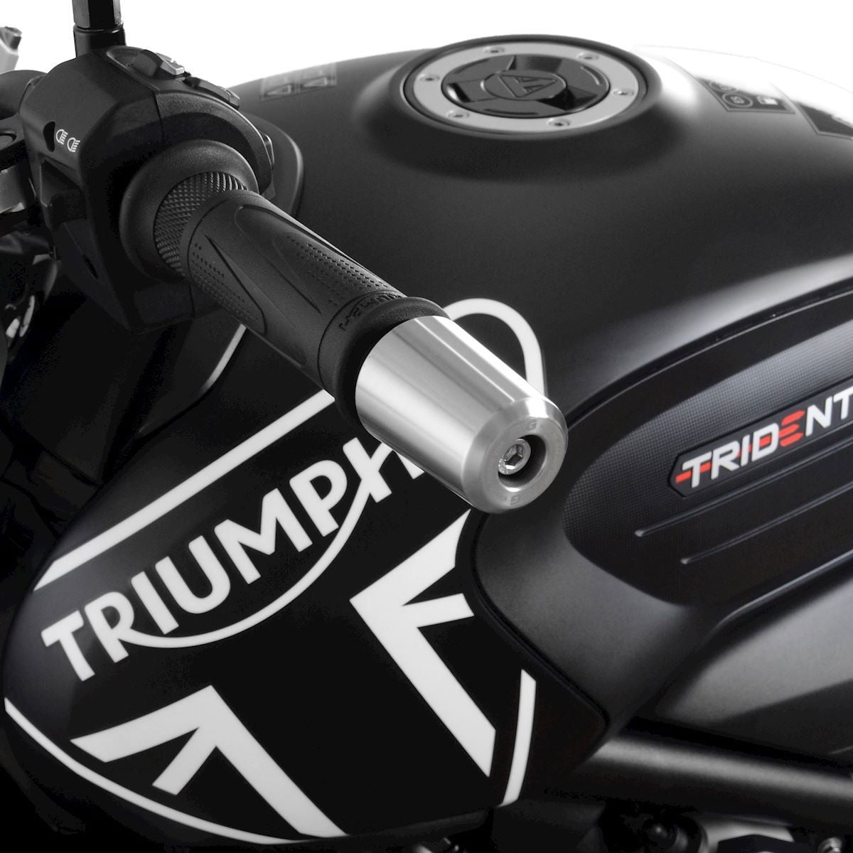 Stabilizzatori Tamponi Manubrio Acciaio Inox Triumph Trident 660 21 Speed Triple 1200 Rs 21 Senza Specchi Be 71952 - Endurrad
