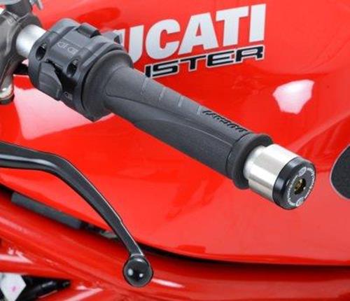 Stabilizzatori Tamponi Manubrio For Renthal Lsl Bars Ducati 848 08 Monster 1200 S Ktm RC125 200 Taglio Manopole 70215 Rg BE0023BK - ENDURRAD