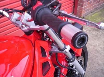 Stabilizzatori - tamponi manubrio, Hayabusa 97 - 07, Bandit, GSX1250FA, V Strom, GS500, GSX1400 & GSR600/750 '11 - ENDURRAD