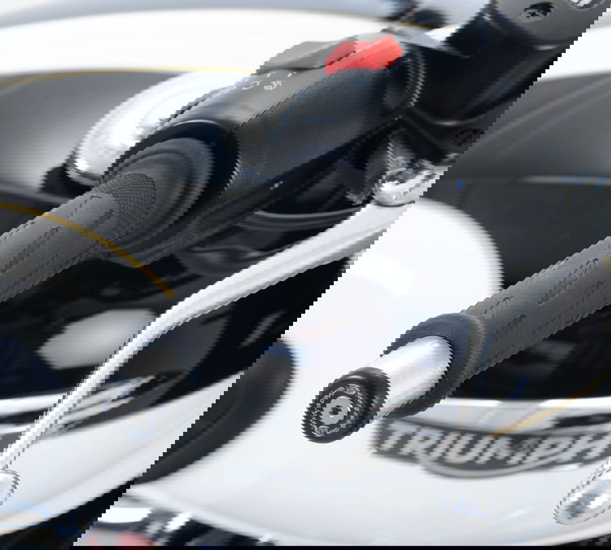 Stabilizzatori Tamponi Manubrio Triumph T120 Bonneville Bonneville Bobber 17 Senza Specchi Bar End Street Cup 17 S 17441 Rg BE0105BK - Endurrad