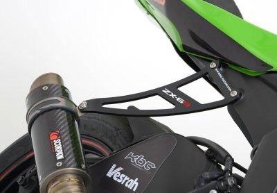 Staffa Supporto Scarico Kawasaki ZX6 R 09 5197 Rg EH0043BK - ENDURRAD