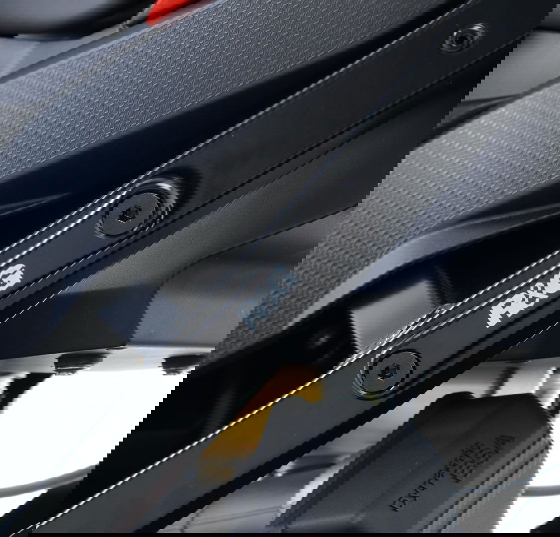 Staffa Supporto Scarico Piastra Fori Pedane Posteriori Bmw S1000XR 15 19 12827 Rg EH0064BKA - Endurrad