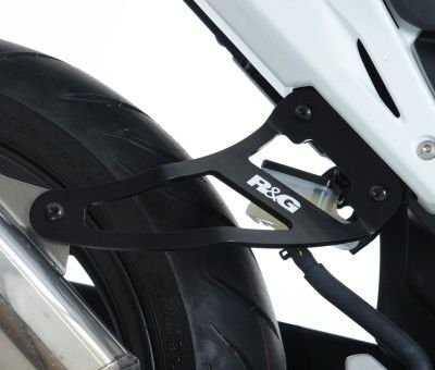 Staffa supporto scarico + piastra fori pedane posteriori, Honda CBR 500 R '13 - '15 / CB500F '13 - '15 / CB500X '13 - ENDURRAD