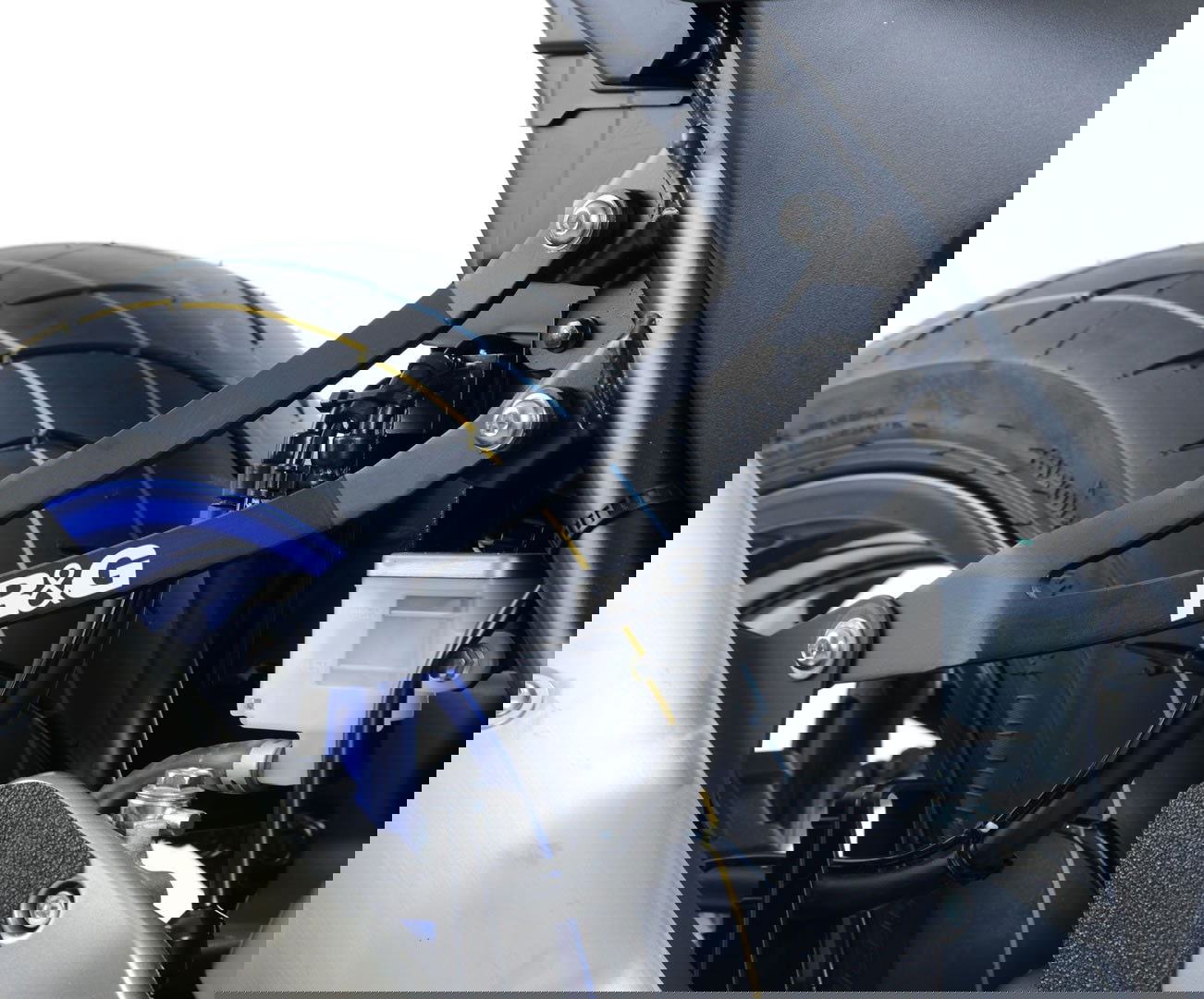 Staffa Supporto Scarico Piastra Fori Pedane Posteriori Suzuki SV650 16 SV650X 18 16759 Rg EH0071BKA - Endurrad