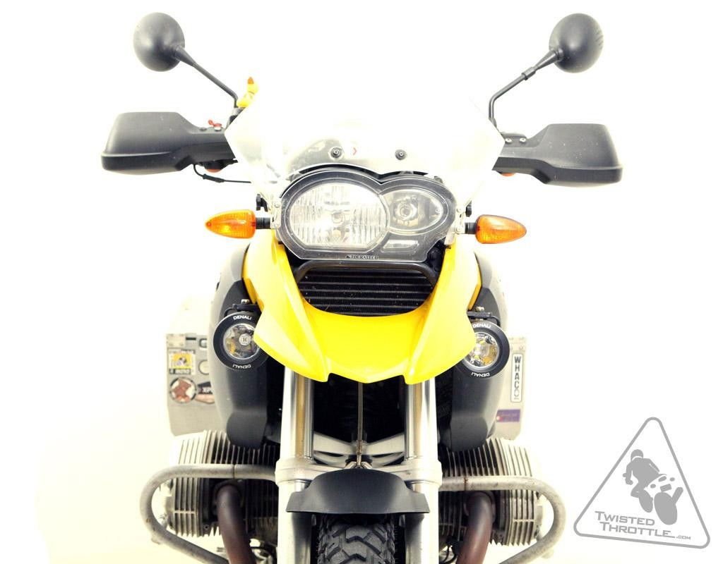 Supporti faretti DENALI LAH0710300 montati sulla BMW R 1200 GS