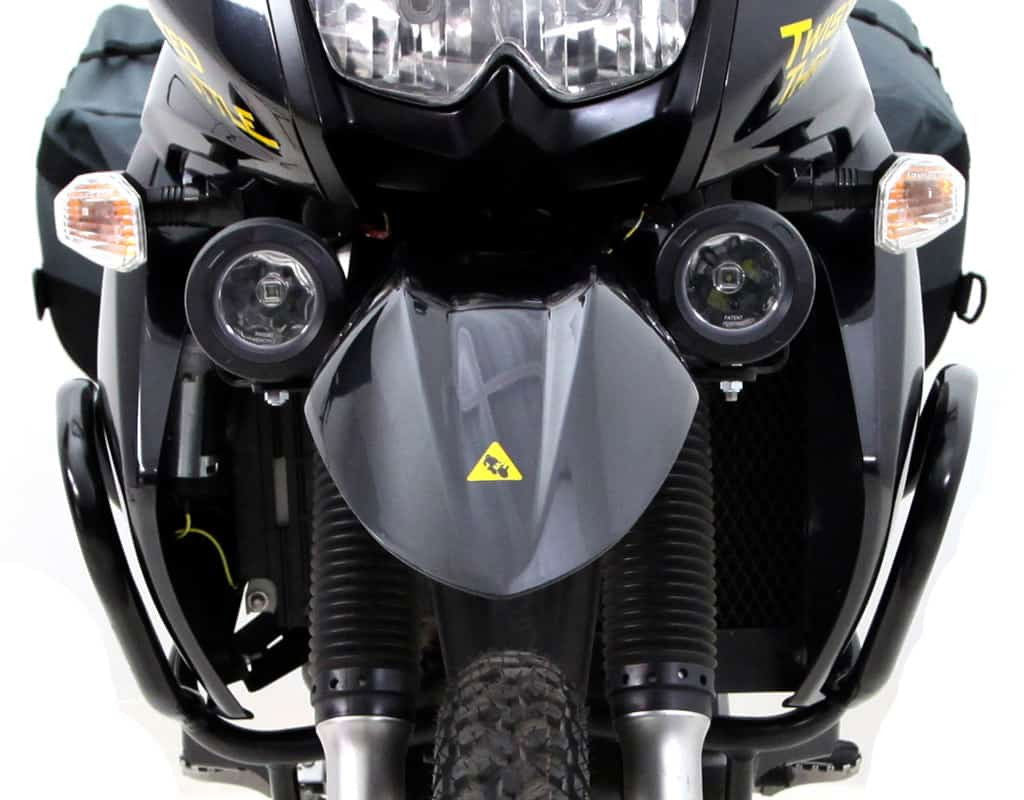 Supporti montaggio faretti anteriori per Kawasaki KLR 650 E '08-