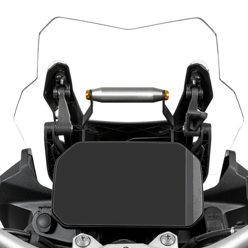 Traversa portanavigatore montata sopra la strumentazione TFT della BMW F 850 GS