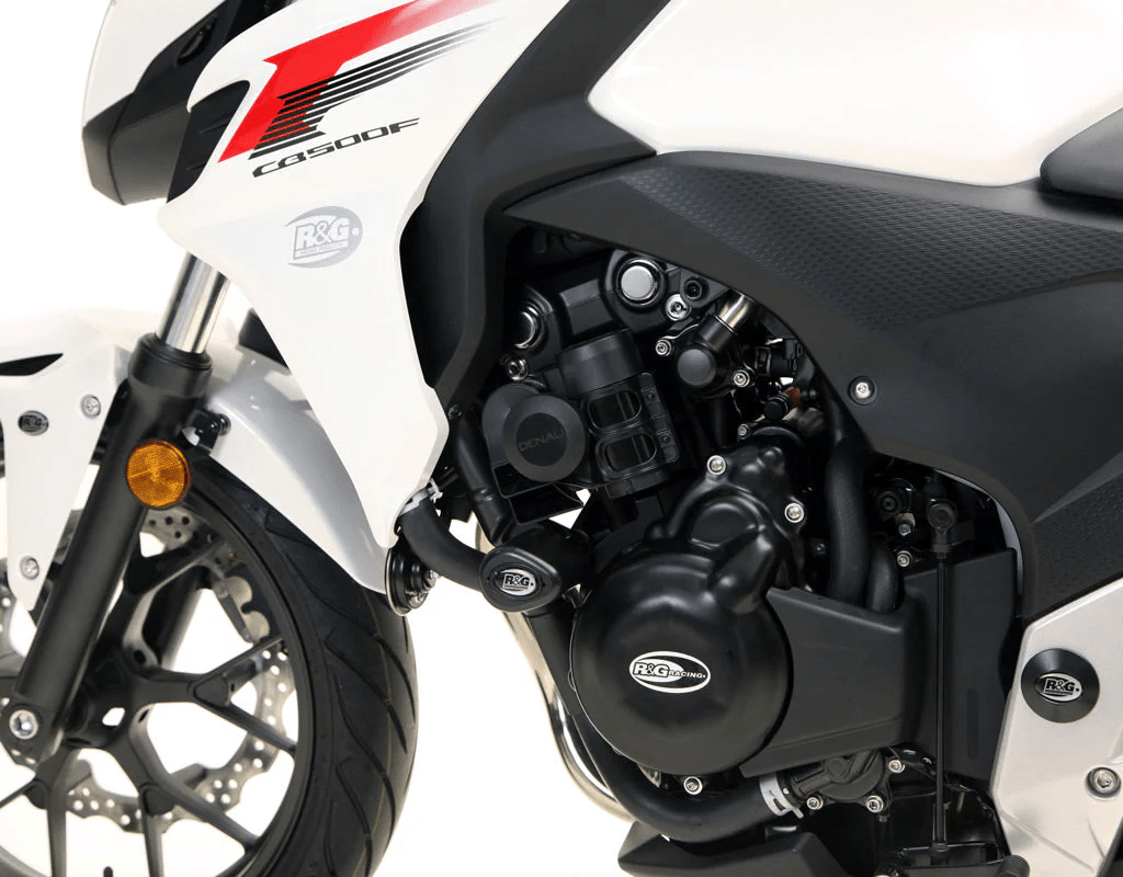 Supporto per clacson SoundBomb DENALI HMT0110100 montato sulla Honda CB 500 F