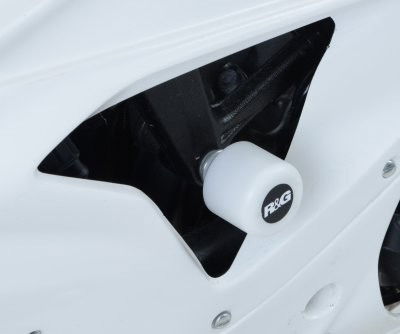 Tamponi Paratelaio Tipo Aero Bmw S1000RR 10 Racing Bianco 11833 Rg CP0362WH - Endurrad