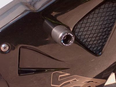 Tamponi paratelaio - Honda VFR 800 '98 - '01 (colore nero) - ENDURRAD