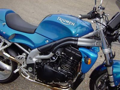 Tamponi paratelaio MID ENGINE - Triumph Speed Triple '97 - '07 - ENDURRAD