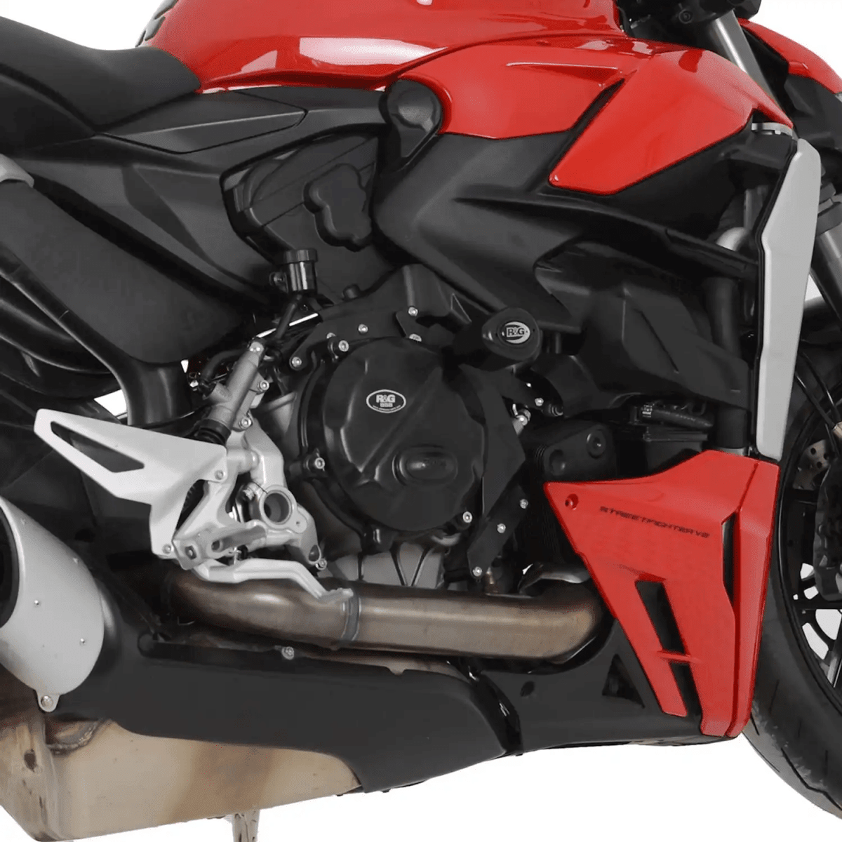 Tamponi Paratelaio Tipo Aero Ducati V2 Panigale 20 E Streetfighter V2 22 70733 Rg CP0485WH - ENDURRAD