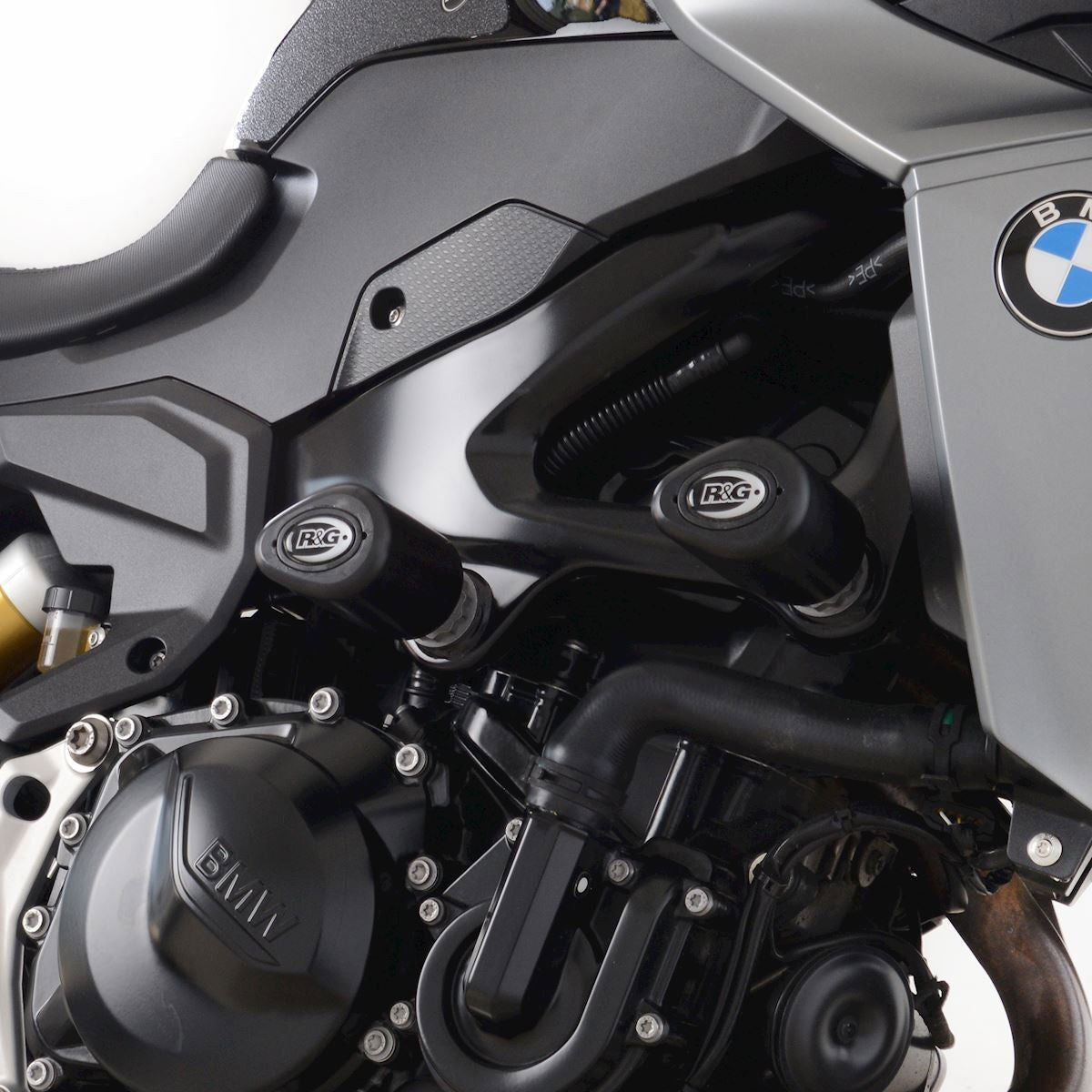 Tamponi Paratelaio Tipo Aero Montaggio A Motore Posteriore Bmw F900R 20 F900XR 20 71000 Rg CP0491BL - ENDURRAD