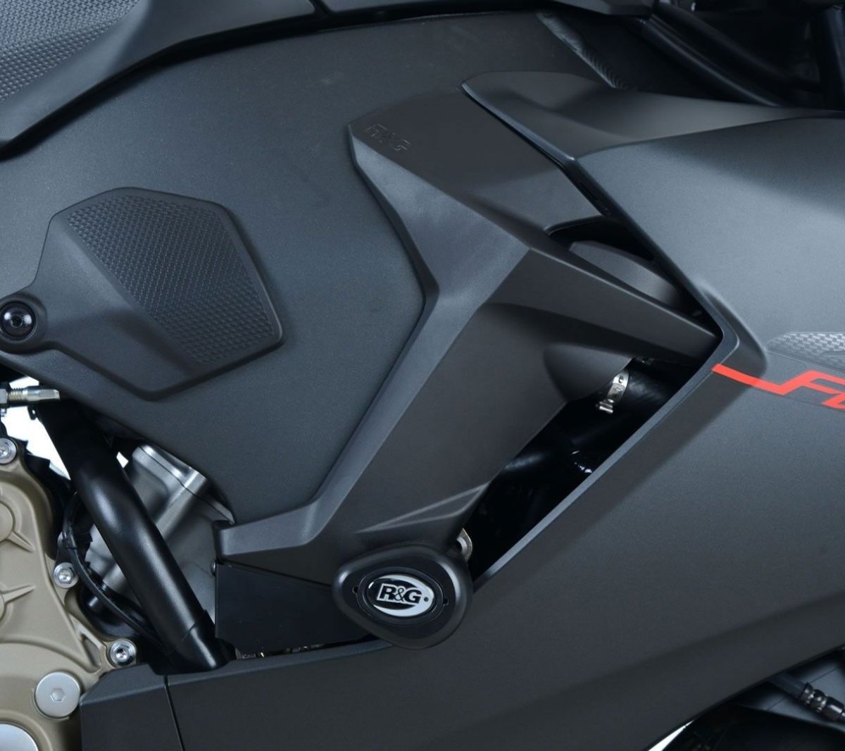 Tamponi Paratelaio Tipo Aero No Cut Honda CBR1000RR 17 19 Sp 17 19 SP2 17 19 Nero 18233 Rg CP0426BL - ENDURRAD