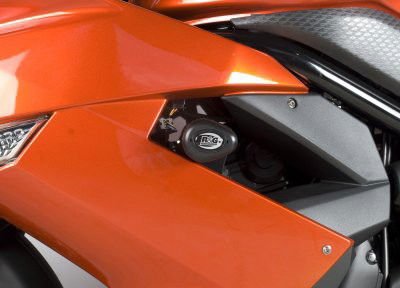 Tamponi paratelaio tipo Aero no - cut Sliders telaio - Kawasaki ER 6 - F 2009 - 2011 - ENDURRAD