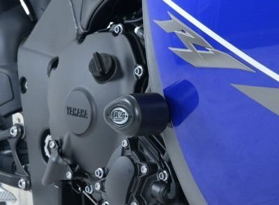 Tamponi Paratelaio Tipo Aero No Cut Sliders Telaio Yamaha Yzf R1 13 14 10635 Rg CP0353BL - ENDURRAD