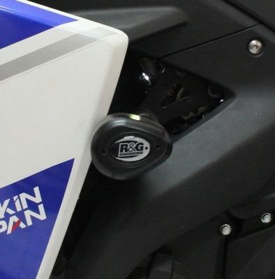 Tamponi Paratelaio Tipo Aero No Cut Sliders Telaio Yamaha Yzf R25 14 18 Yzf R3 15 18 12009 Rg CP0379BL - ENDURRAD