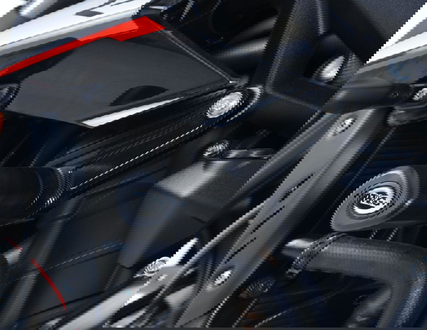 Tamponi Paratelaio Tipo Aero Triumph Street Triple 765 Rs R S 17 18474 Rg CP0430BL - Endurrad