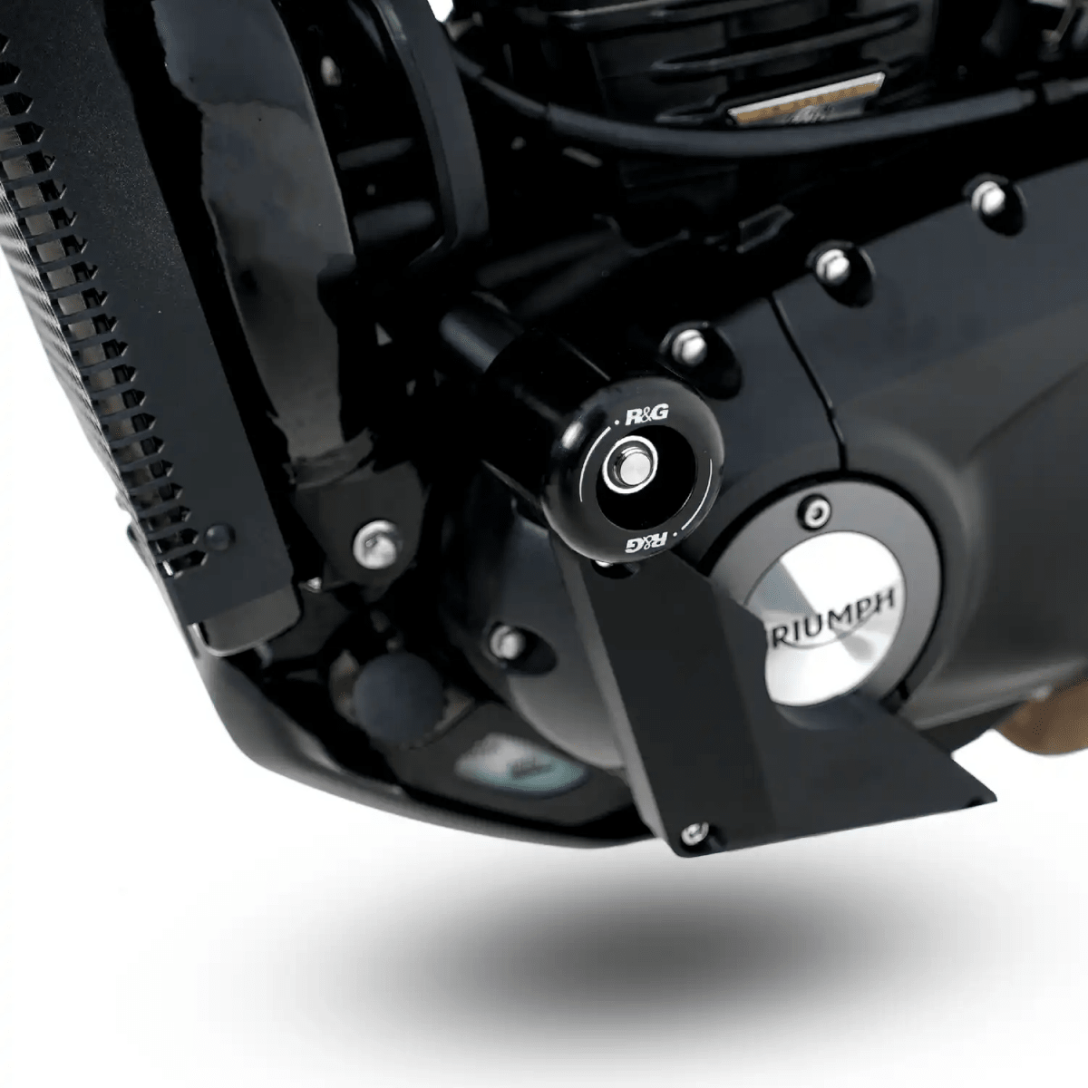 Tamponi Protezione Telaio Moto Triumph Speed 400 24 Scrambler 400 X 24 92752 Rg CP0574BL - ENDURRAD