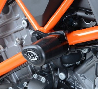 Tamponi Protezioni Telaio Tipo Aero Ktm 1290 Super Duke R 14 19 Kit Offset Togliere Prot Ginocchio 11140 Rg CP0367BL - Endurrad