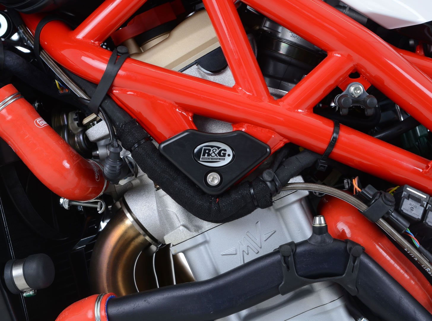 tamponi telaio sottocarena, MV Agusta F4 1000R '10- / F4RR / F4RC