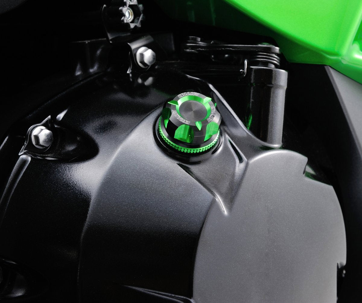 Tappo carico olio motore doppia anodizzazione - M20 x 1,5 - VERDE - ENDURRAD