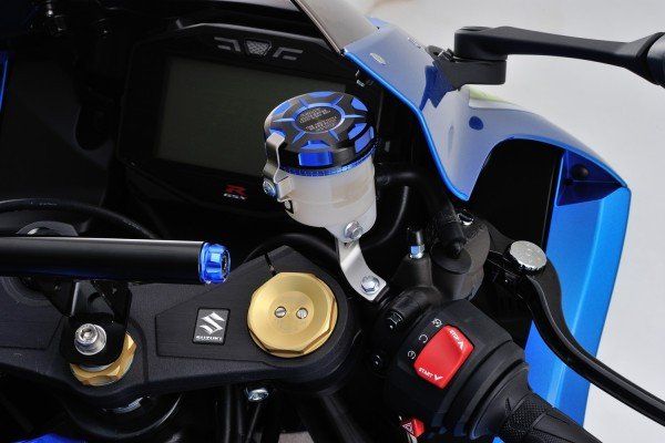 Tappo serbatoio olio freni doppia anodizzazione - NISSIN diam.59 - BLU - ENDURRAD