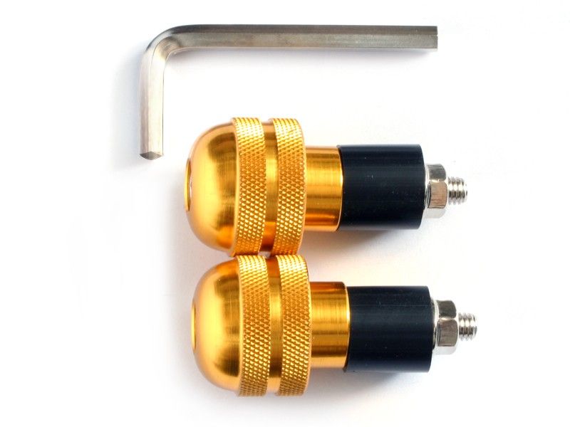 Terminali manubrio zigrinati alluminio 17mm (coppia) - ENDURRAD