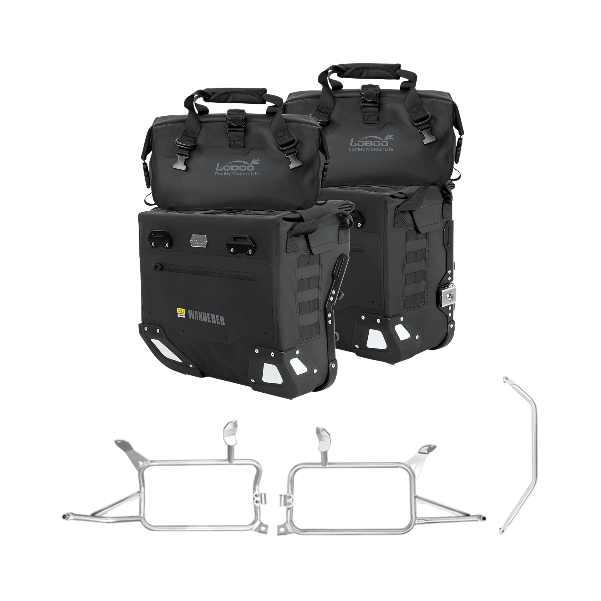 Valigie laterali BMW F750/850 GS - LOBOO PIKE TRACKER - Endurrad.com