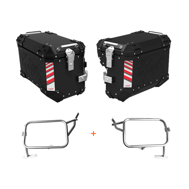 Valigie laterali KTM 890 ADVENTURE - LOBOO PIKE TRACKER - Endurrad.com