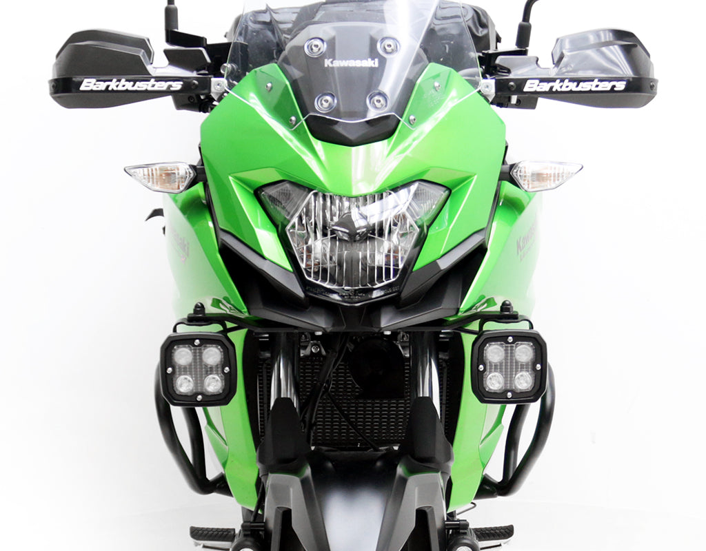 Supporto faretti DENALI montato sulla Versys-X 300