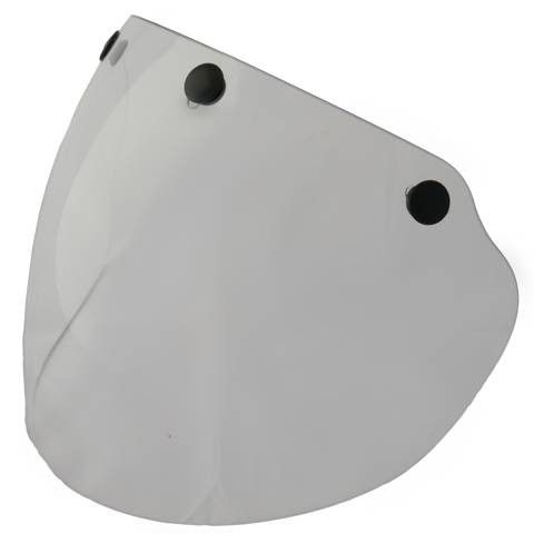 Visiera antigraffio tre bottoni (interasse regolabile) per casco JET - bottoni inclusi - ENDURRAD