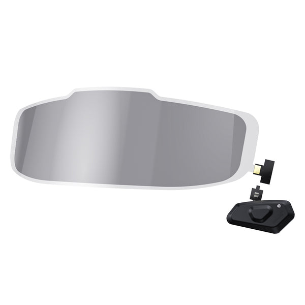 Photochromic visor for motorcycle helmet with automatic darkening in 0.01 s
