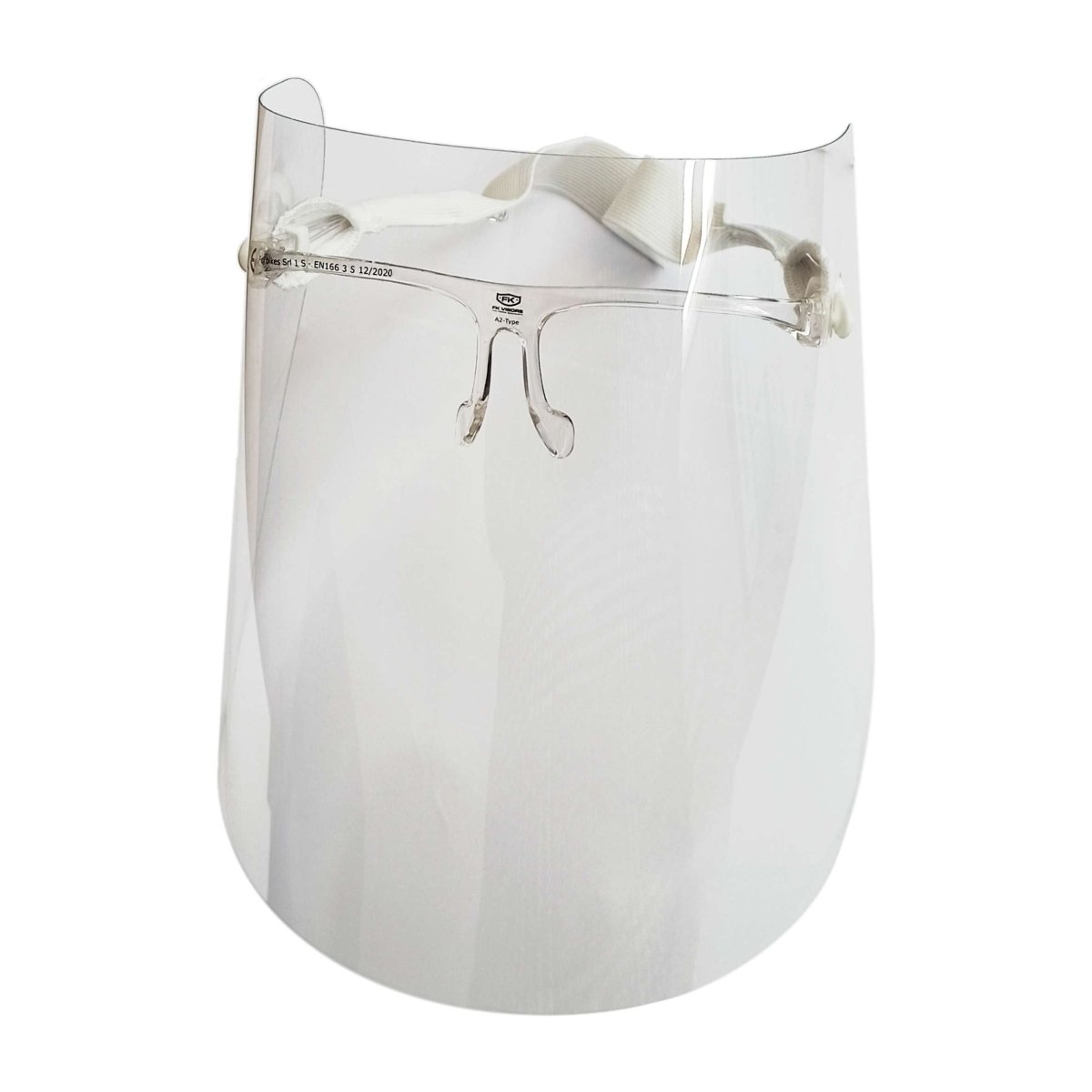 Visiera sanitaria in policarbonato con montatura ad occhiale A2 - TYPE - ENDURRAD