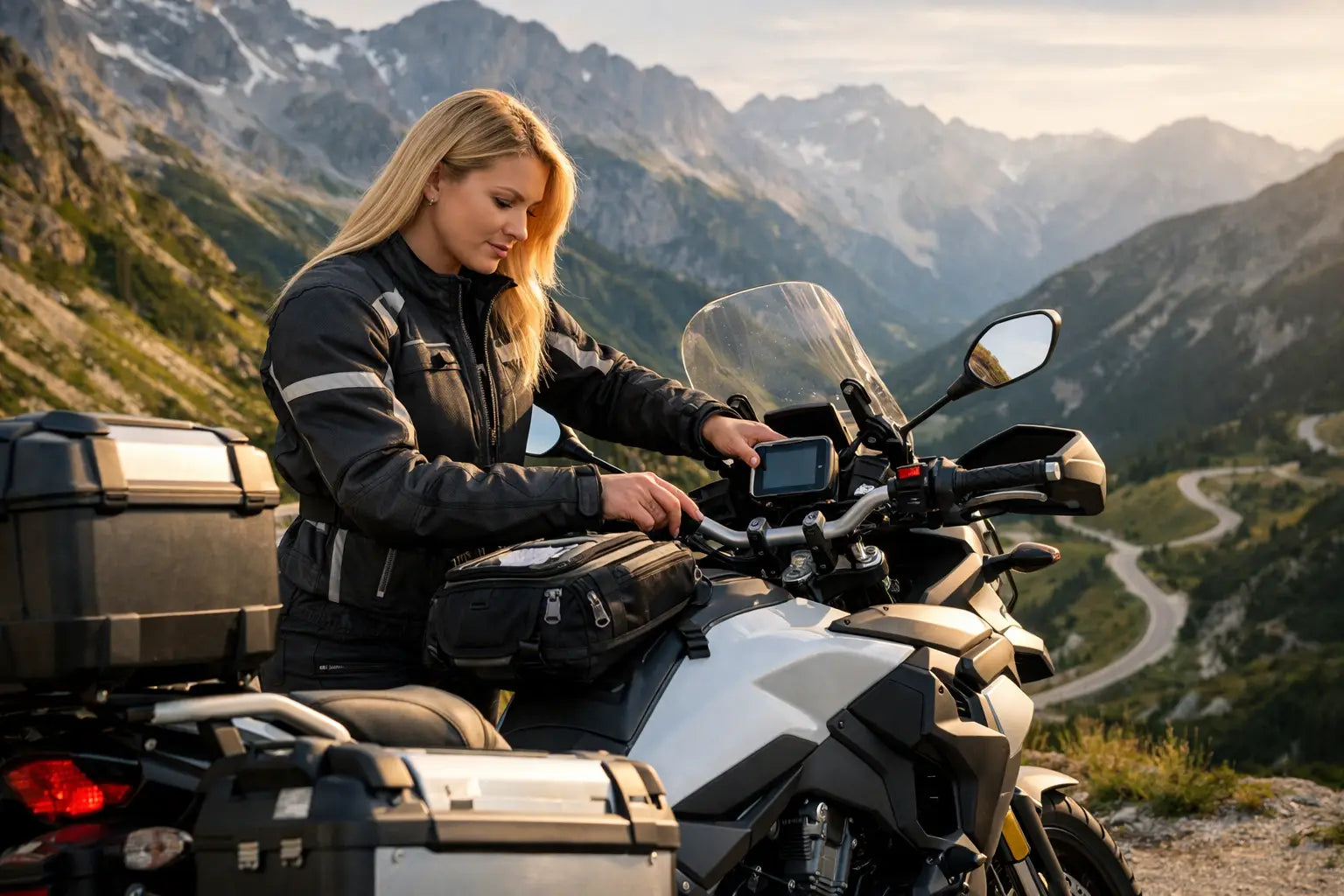 Come regolare l’ergonomia moto touring