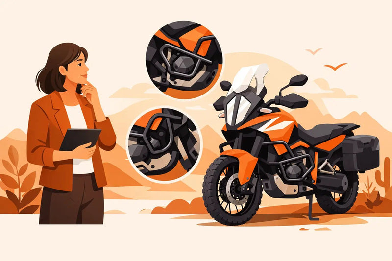 Crash bar KTM Adventure: come scegliere bene