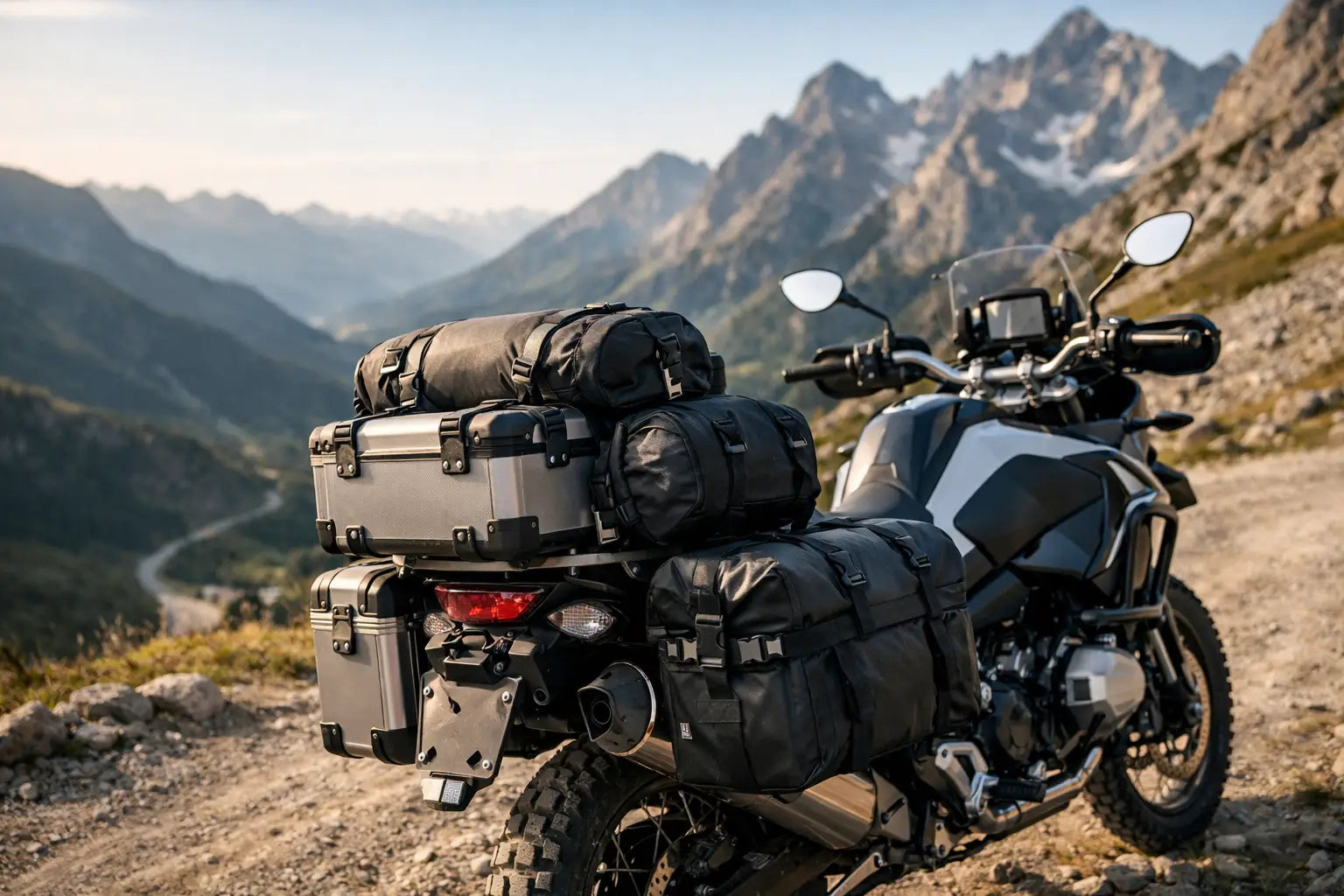 Migliori portapacchi per moto adventure