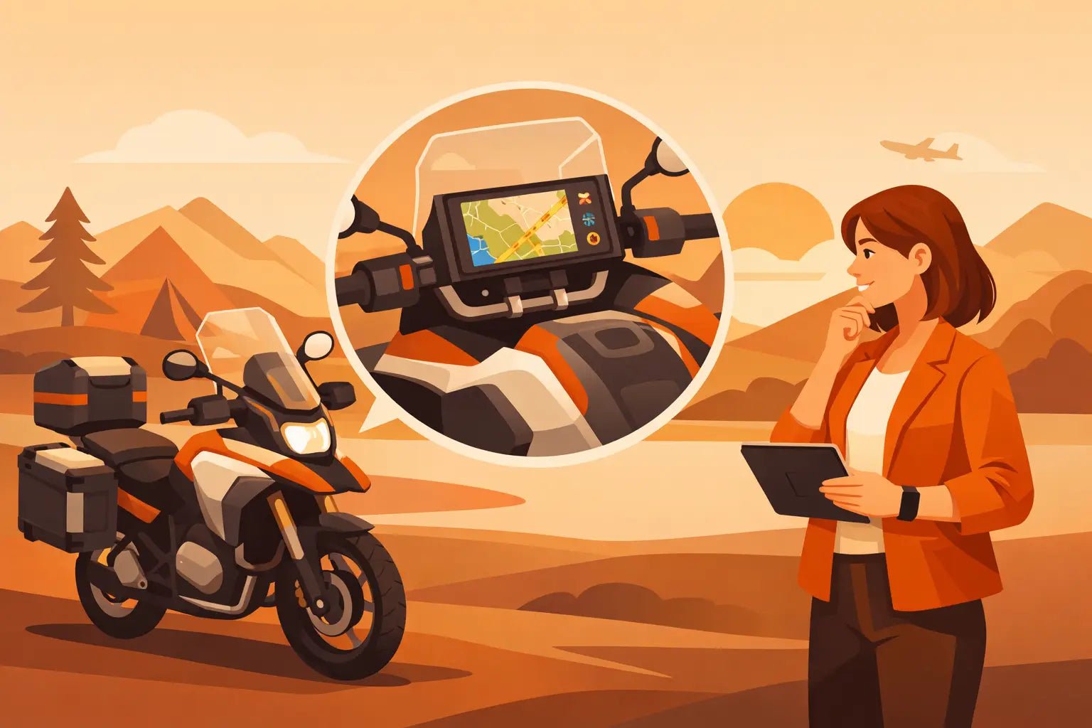 Display Jado per moto Adventure e Touring - Endurrad®