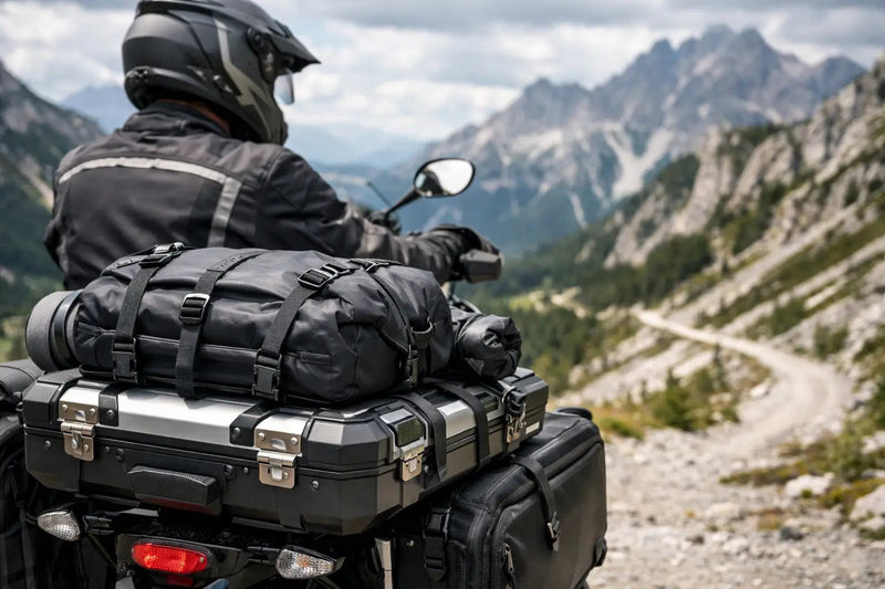 How much weight can a motorcycle rack hold?