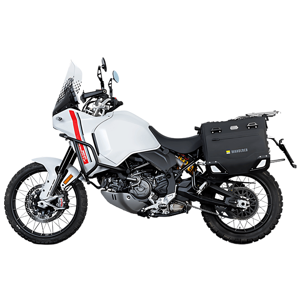 LOBOO Wanderer panniers for Ducati DesertX - Endurrad®