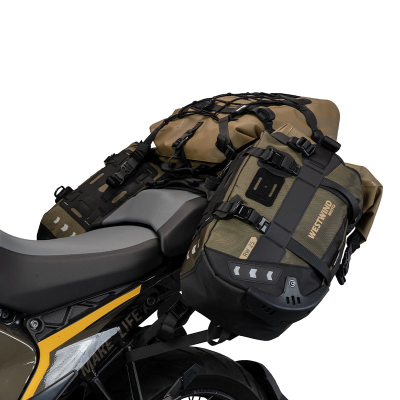 Ranger Wilds Enduro 80 - Sistema Completo Borse Rackless Moto Adventure (80L)