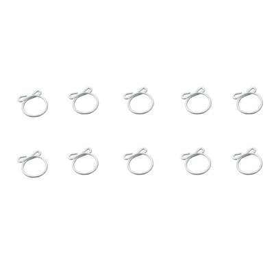 2 pezzi fascette stringitubo a molla