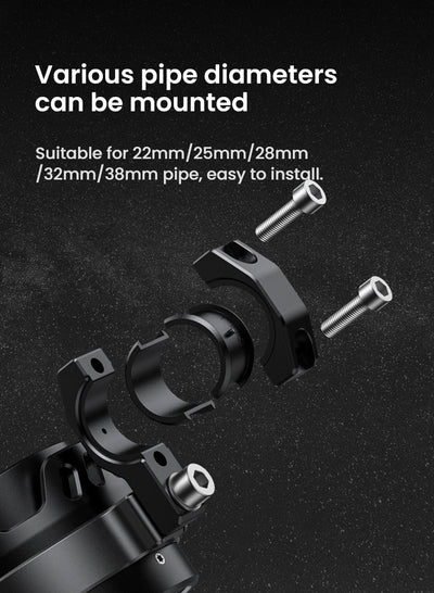Compatibile con tubi da 22, 25, 28, 32 e 38 mm