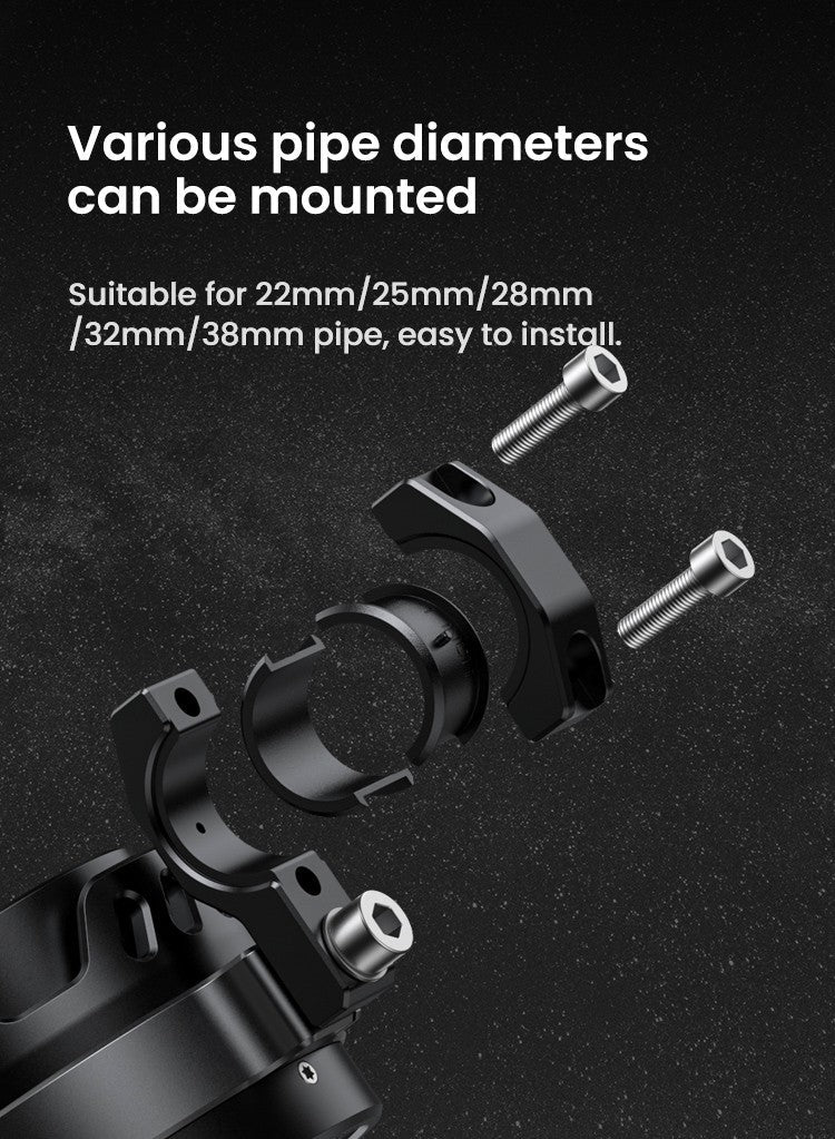 Compatibile con tubi da 22, 25, 28, 32 e 38 mm