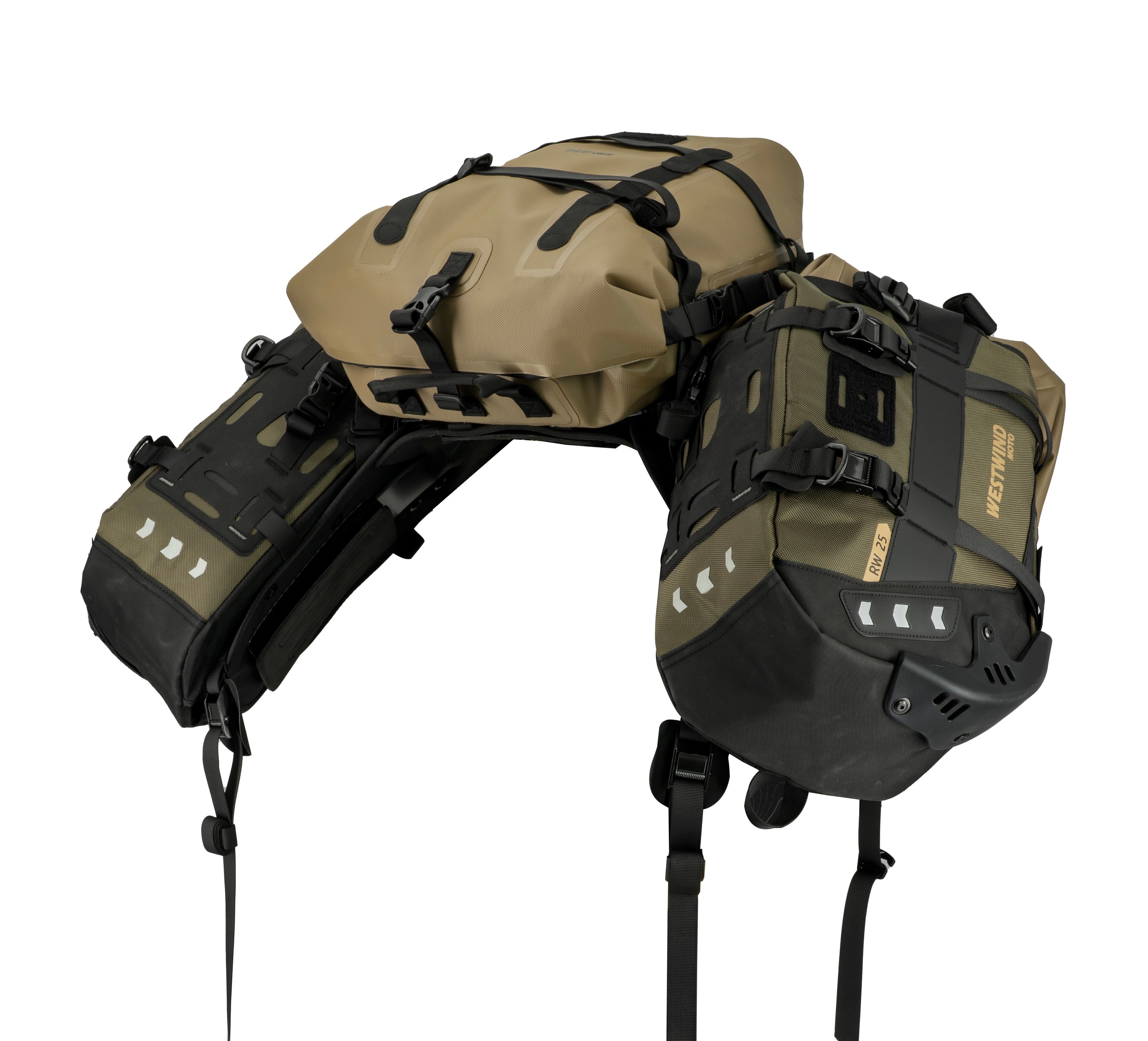 Ranger Wilds Enduro 80 - Sistema Completo Borse Rackless Moto Adventure (80L)